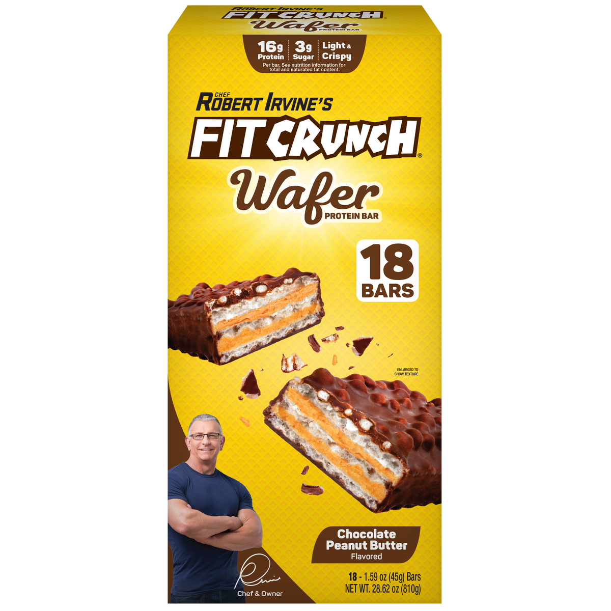 Fit Crunch Wafer- Chocolate Peanut Butter
