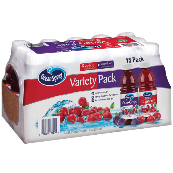 Ocean Spray - Cranberry, Cran-Grape
