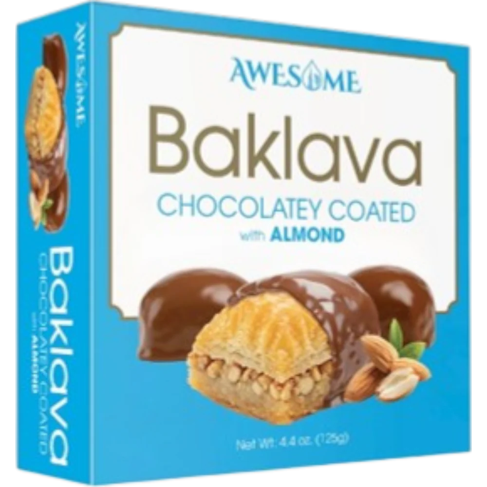 Awesome - Chocolate Covered Baklava with Almond