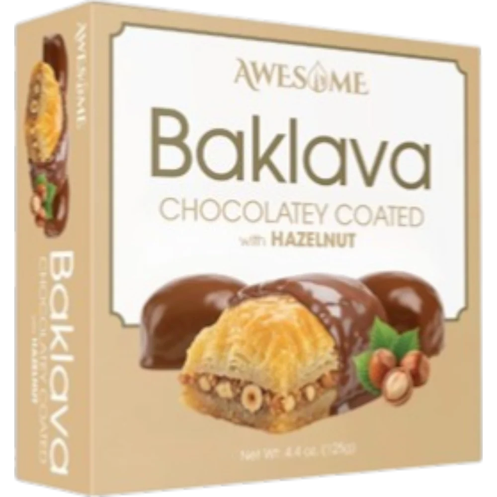 Awesome - Chocolate Covered Baklava with Hazelnut