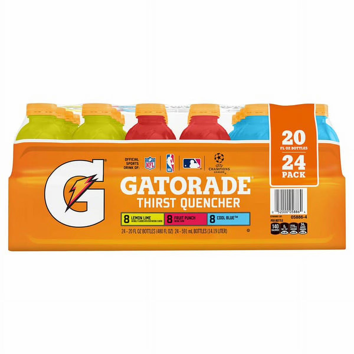 Gatorade Variety Pack - Lemon-Lime, Fruit Punch, Cool Blue