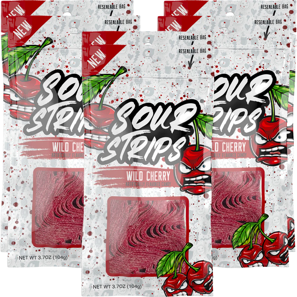Sour Strips - Wild Cherry