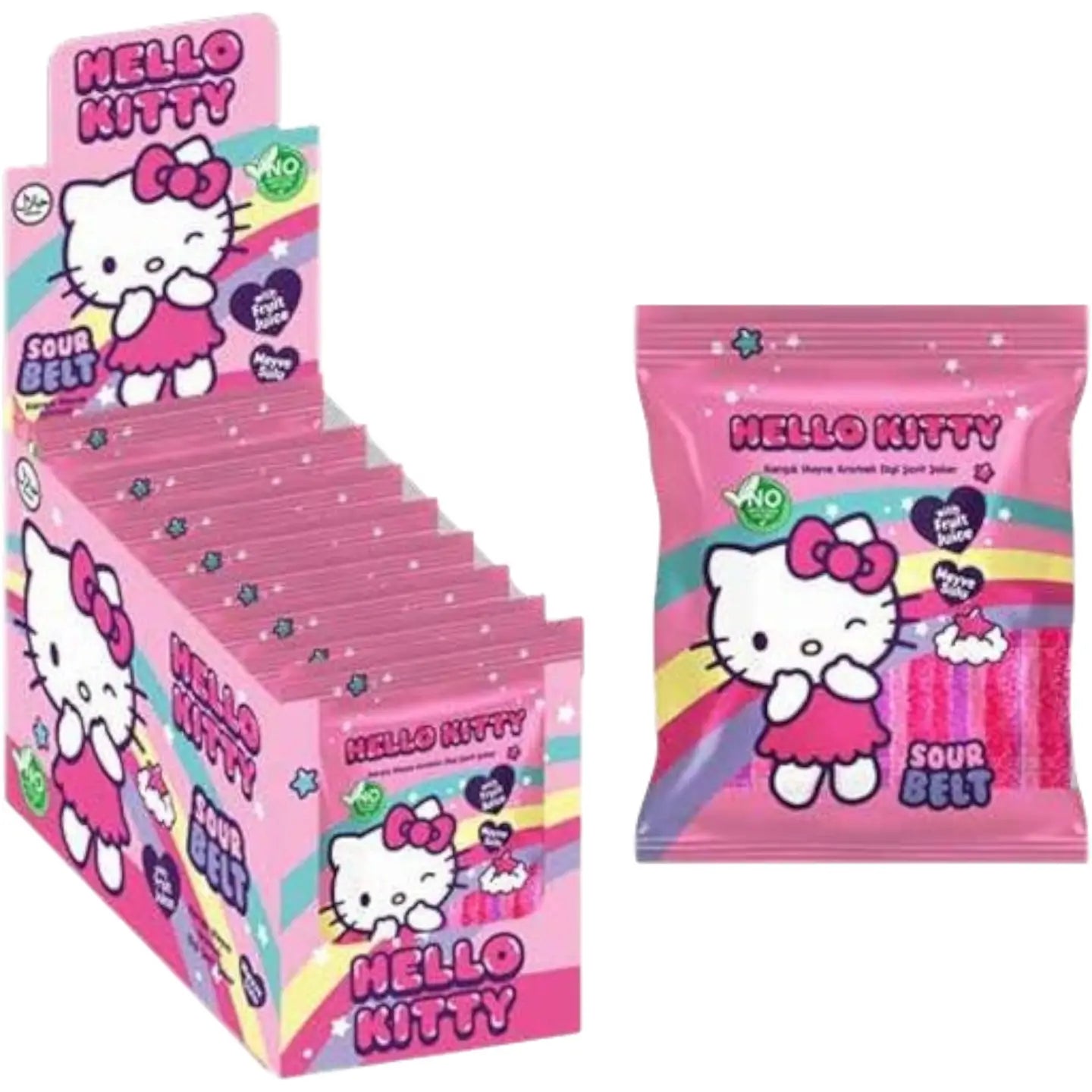 Hello Kitty - Rainbow Sour Belt