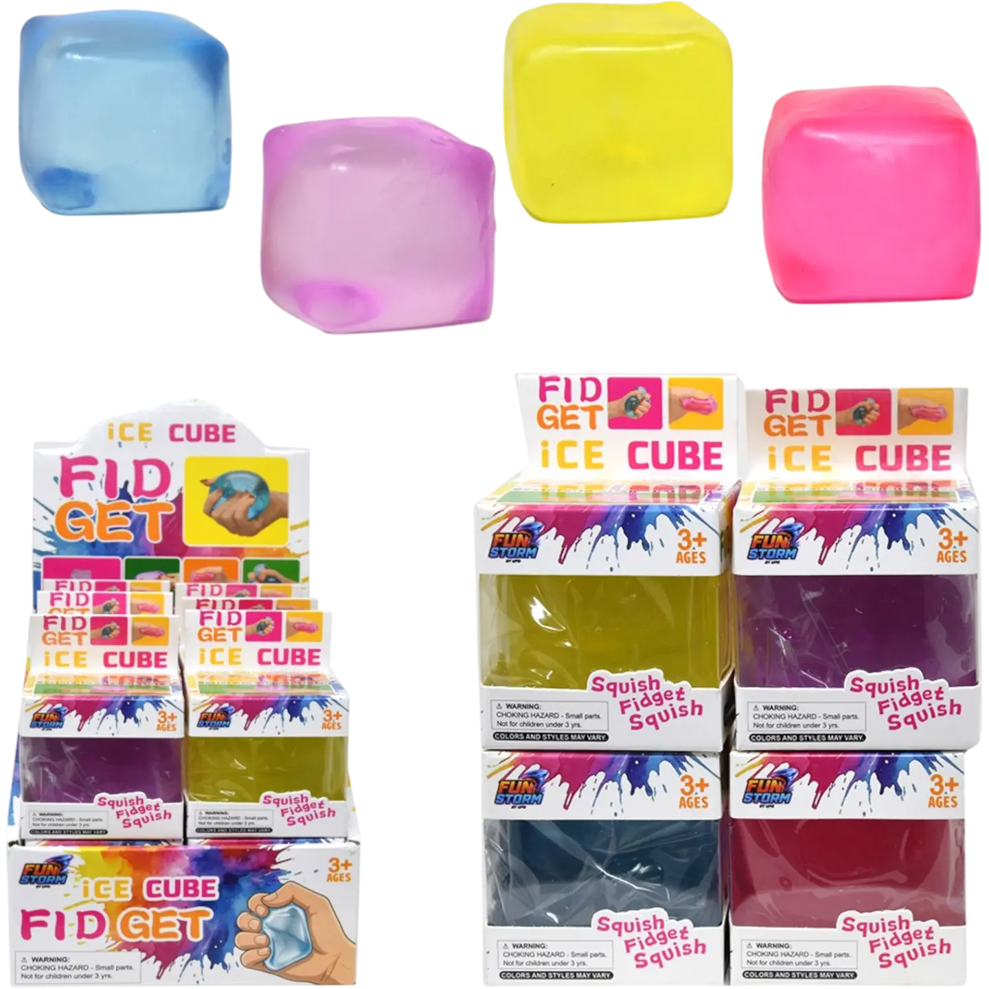 Fun Storm Ice Cube Squishy