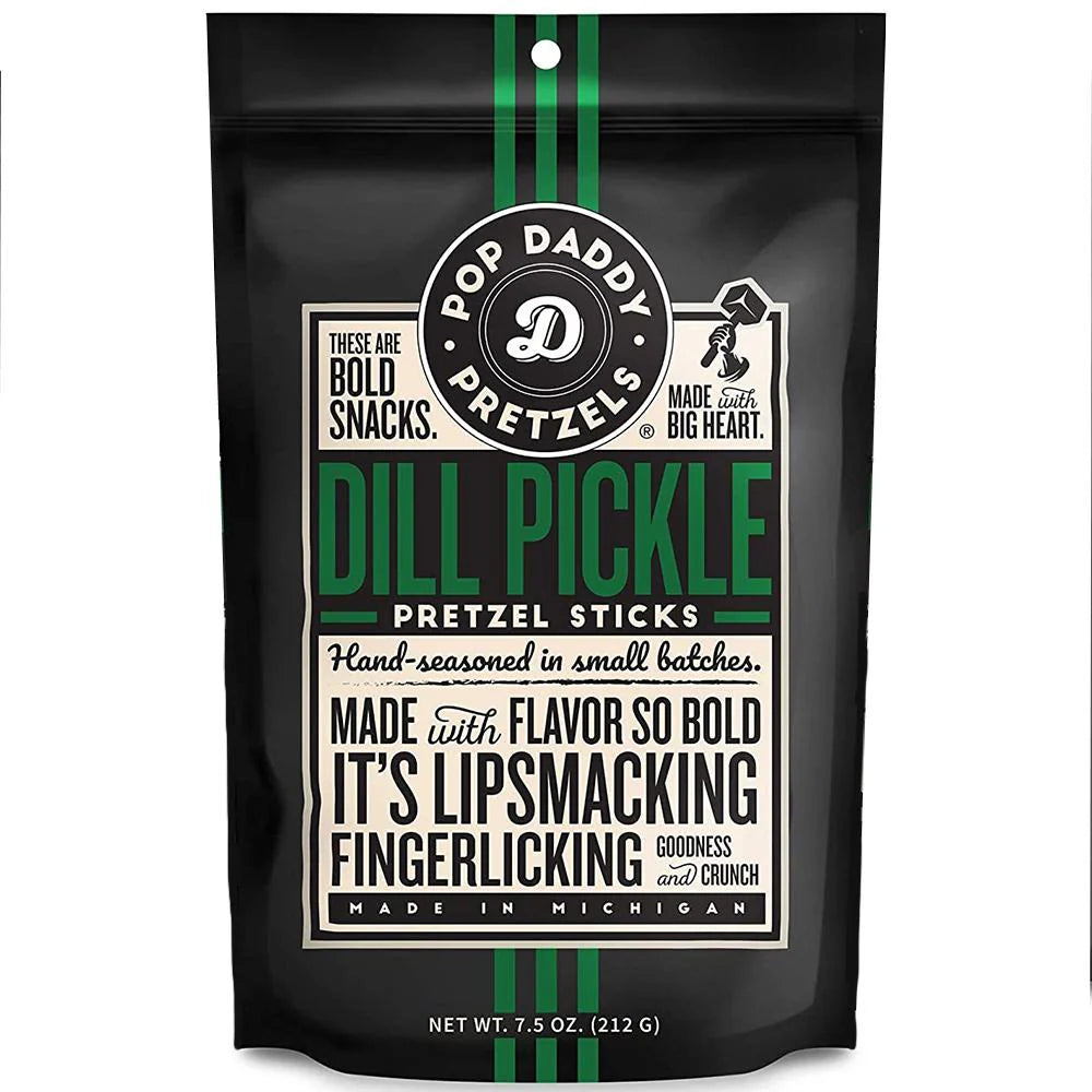 Pop Daddy - Dill Pickle Pretzel Sticks