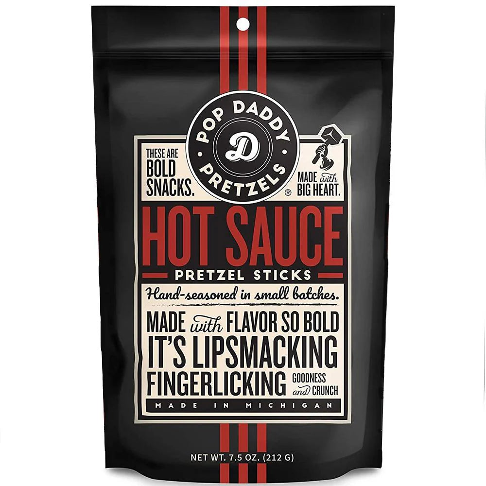 Pop Daddy - Hot Sauce Pretzel Sticks