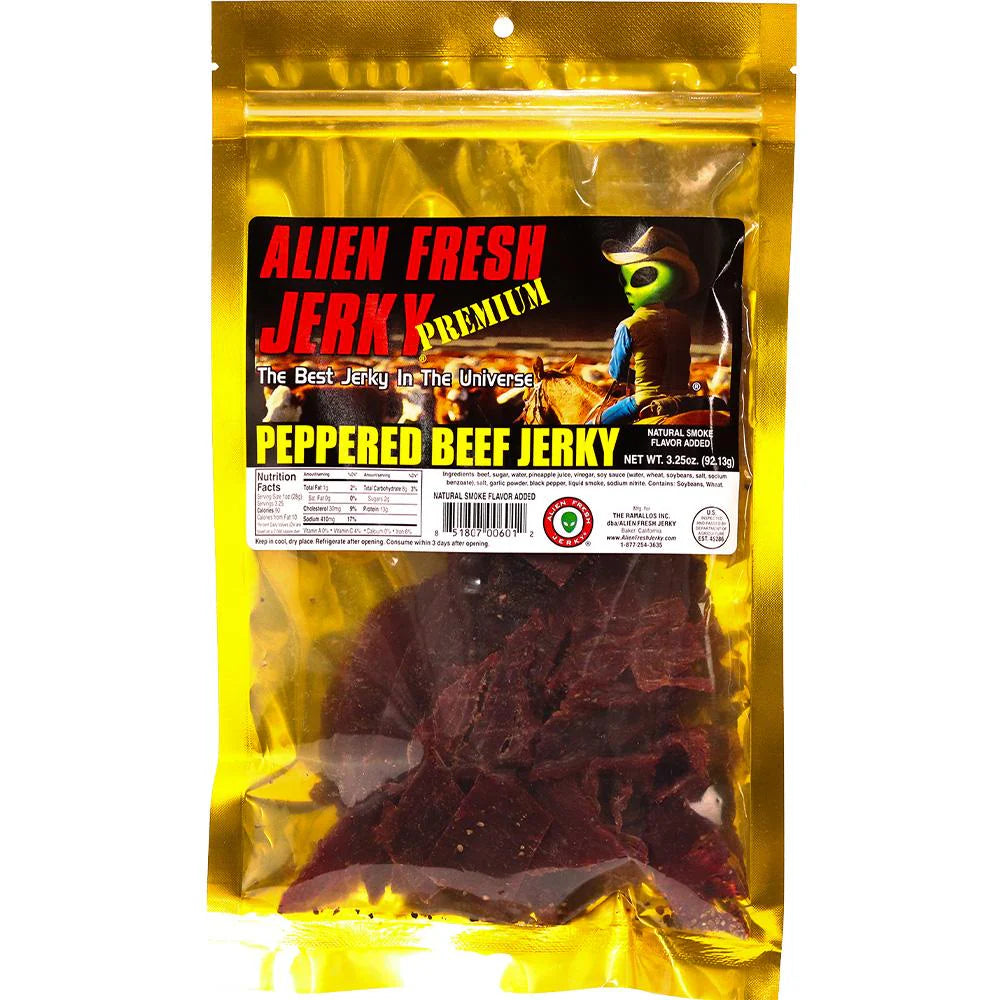 Alien Fresh Jerky - Peppered Beef
