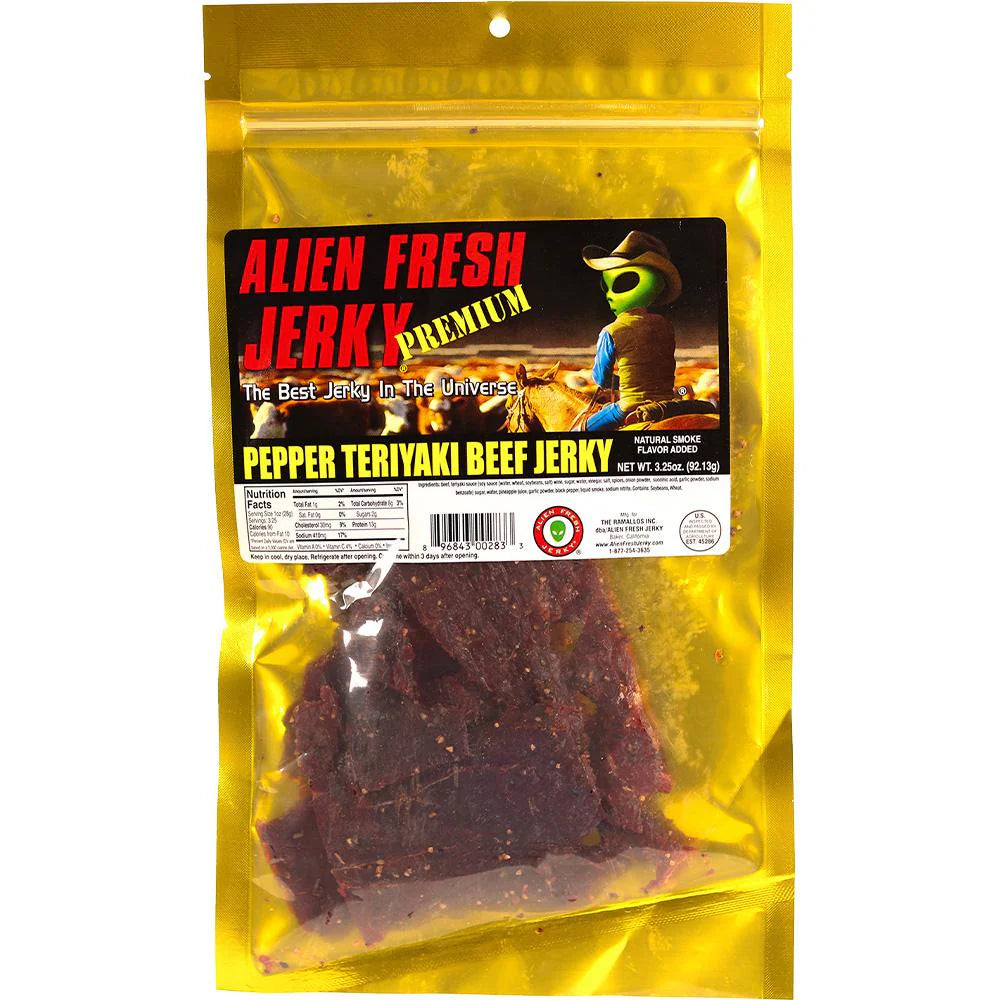 Alien Fresh Jerky - Peppered Teriyaki
