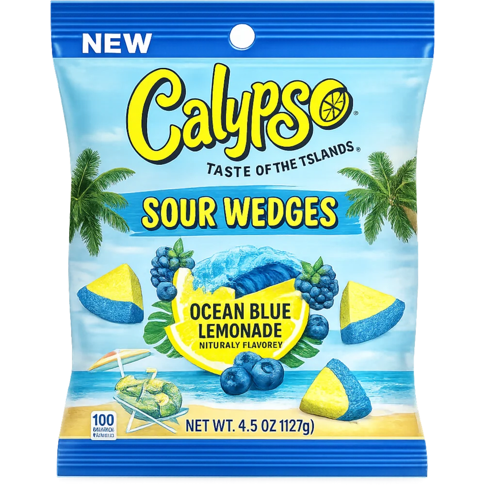 Calypso Ocean Blue Lemonade Sour Wedges