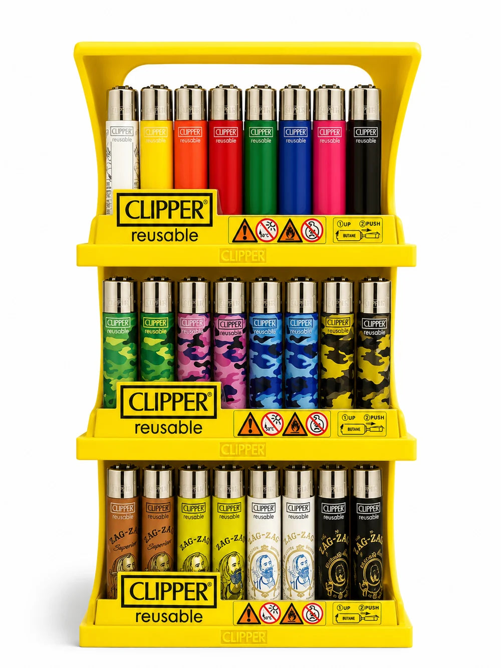 Clipper Lighter Display 144 Count