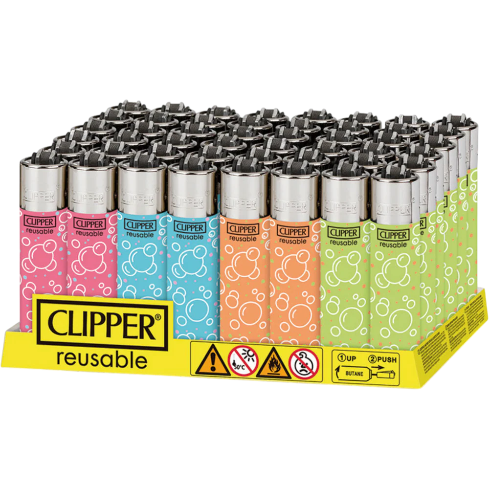 Clipper Lighter Fancy Bubbles
