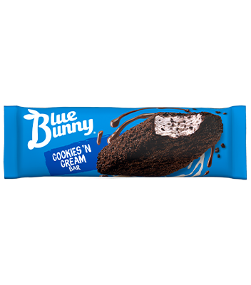 Blue Bunny Bars - Cookies & Cream