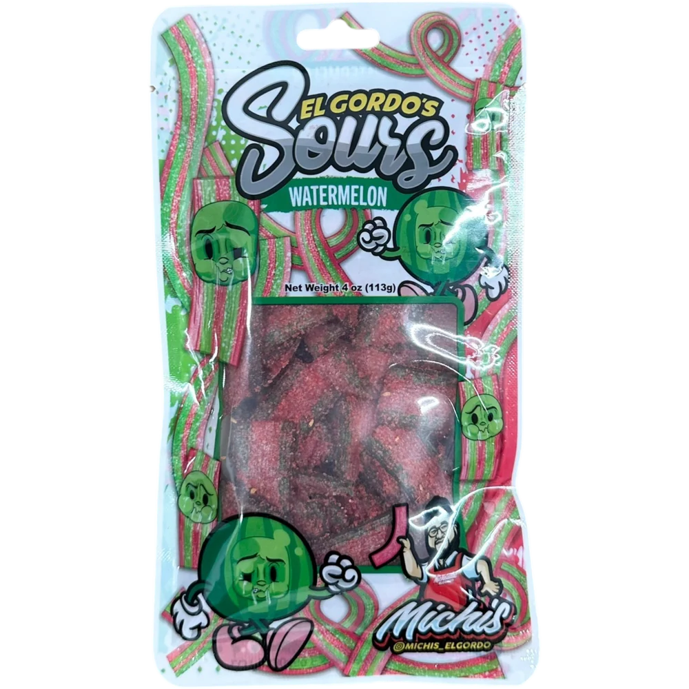 El Gordo Watermelon Chamoy Sours 4 oz