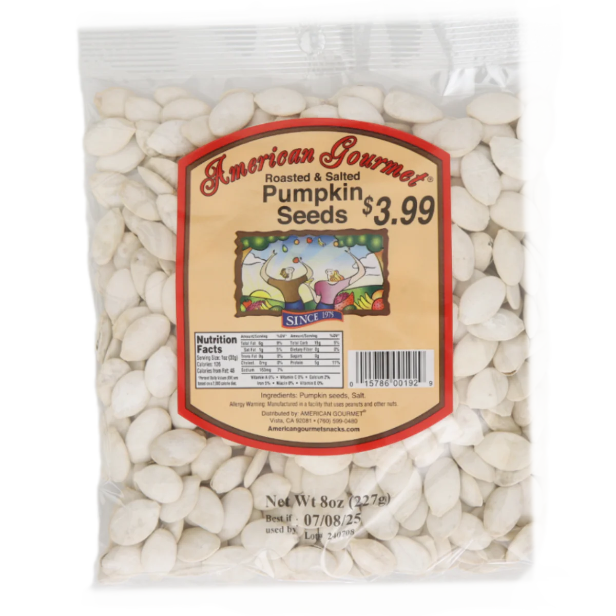 American Gourmet – Lady Nails Pumpkin Seeds