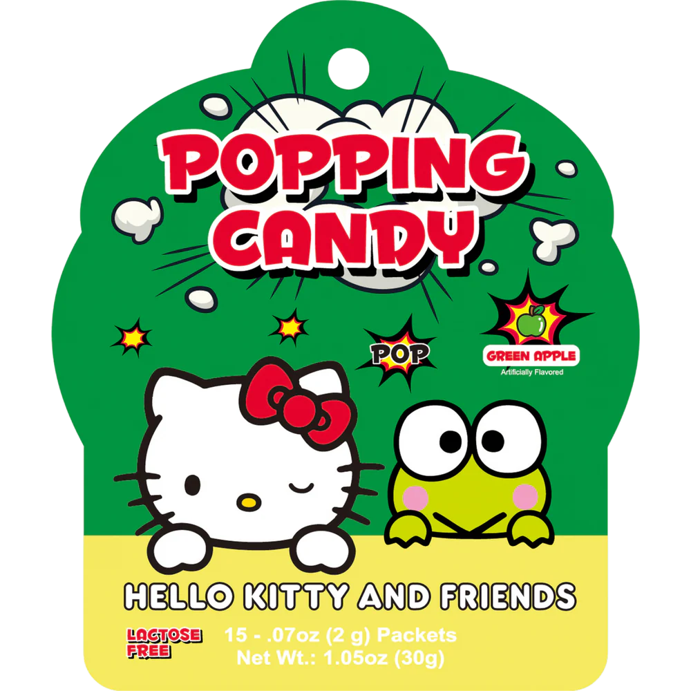 Hello Kitty - Green Apple Popping Candy