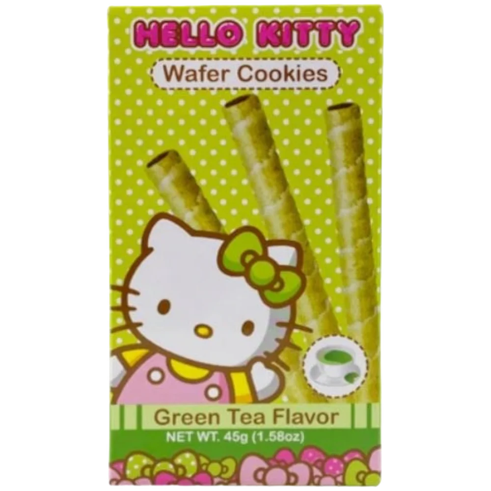 Hello Kitty Wafer - Green Tea