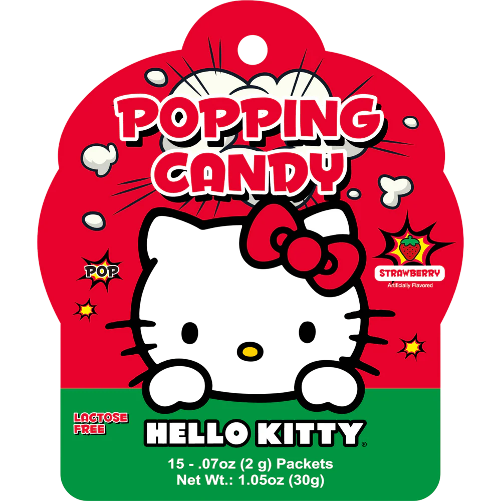 Hello Kitty - Strawberry Popping Candy