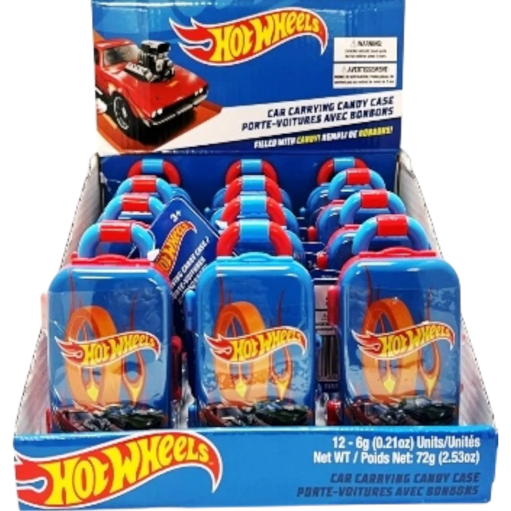 Hot Wheels - Car Carrying Case with Candy