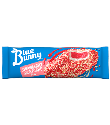 Blue Bunny Bars - Strawberry Shortcake