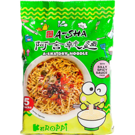 A-Sha Dry Noodles - Keroppi