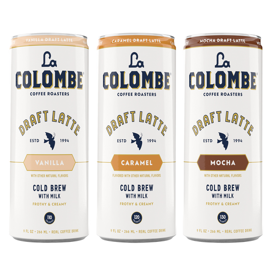 La Colombe Draft Latte Variety Pack - Caramel, Vanilla, Mocha
