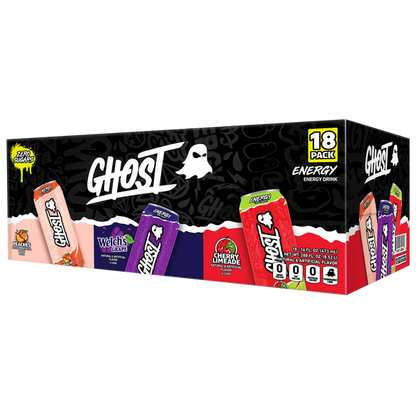 Ghost Variety Pack - Peaches, Welch's Grape, Cherry Limeade