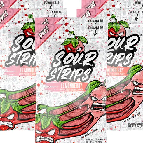 Sour Strips - Duos Lemonberry