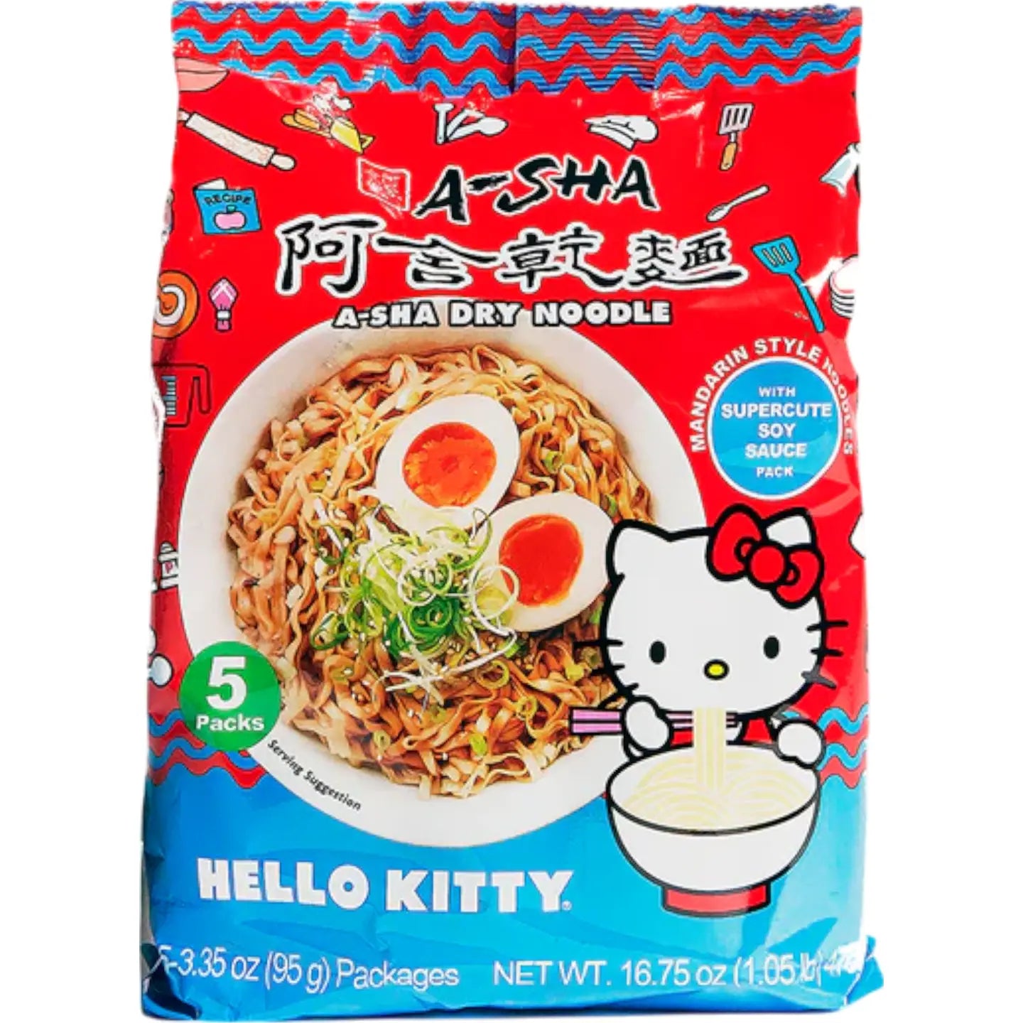 A - Sha Dry Noodle - Hello Kitty