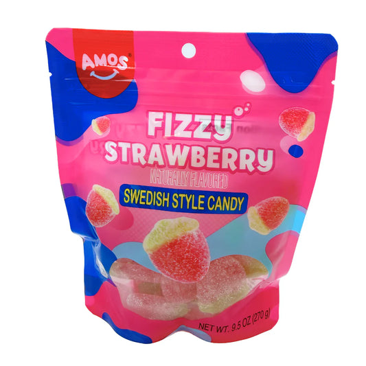 AMOS Swedish Style Candy - Fizzy Strawberry