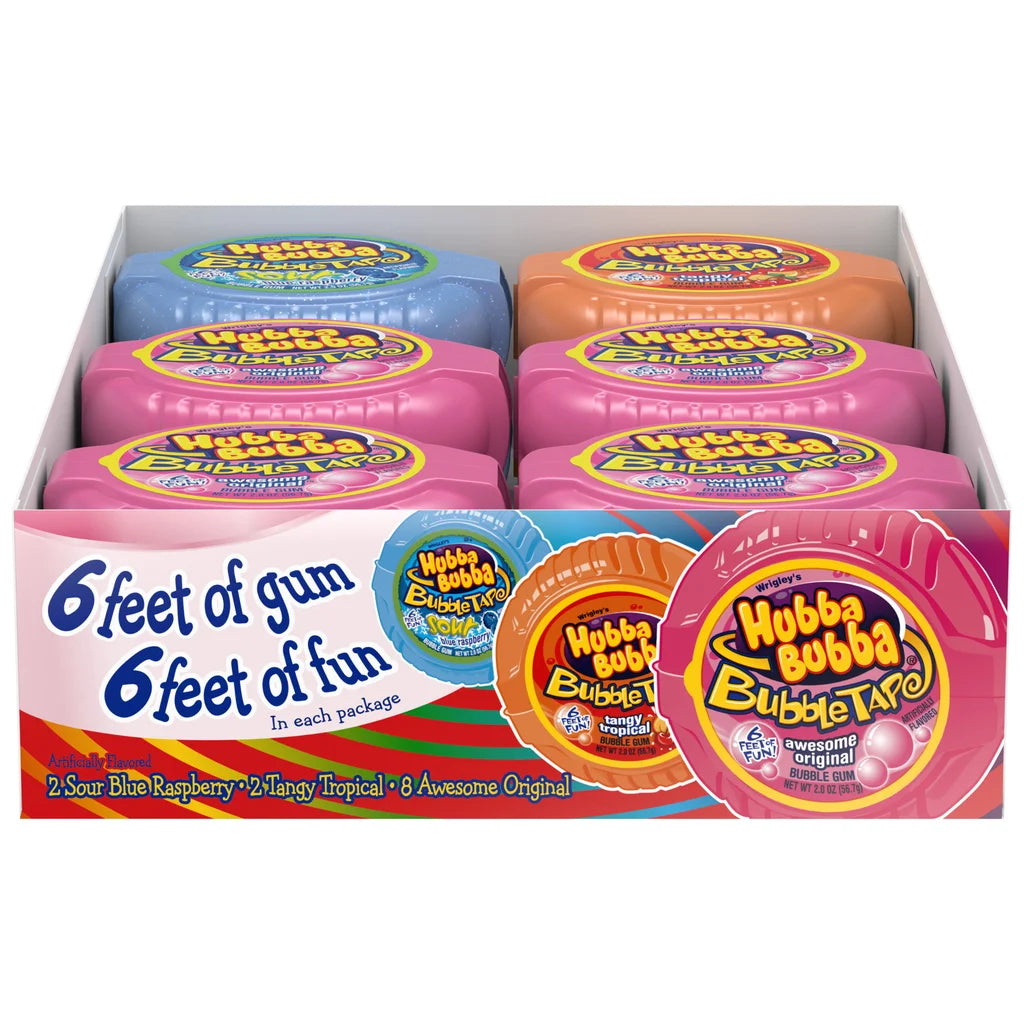 Hubba Bubba Bubble Gum Tape - Variety Pack