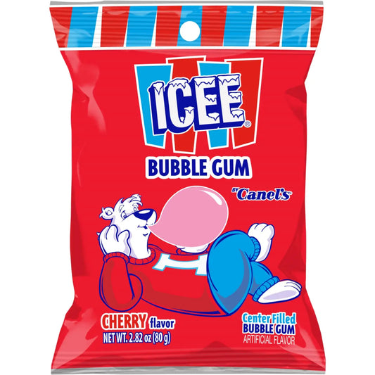 Icee - Center Filled Cherry Bubble Gum