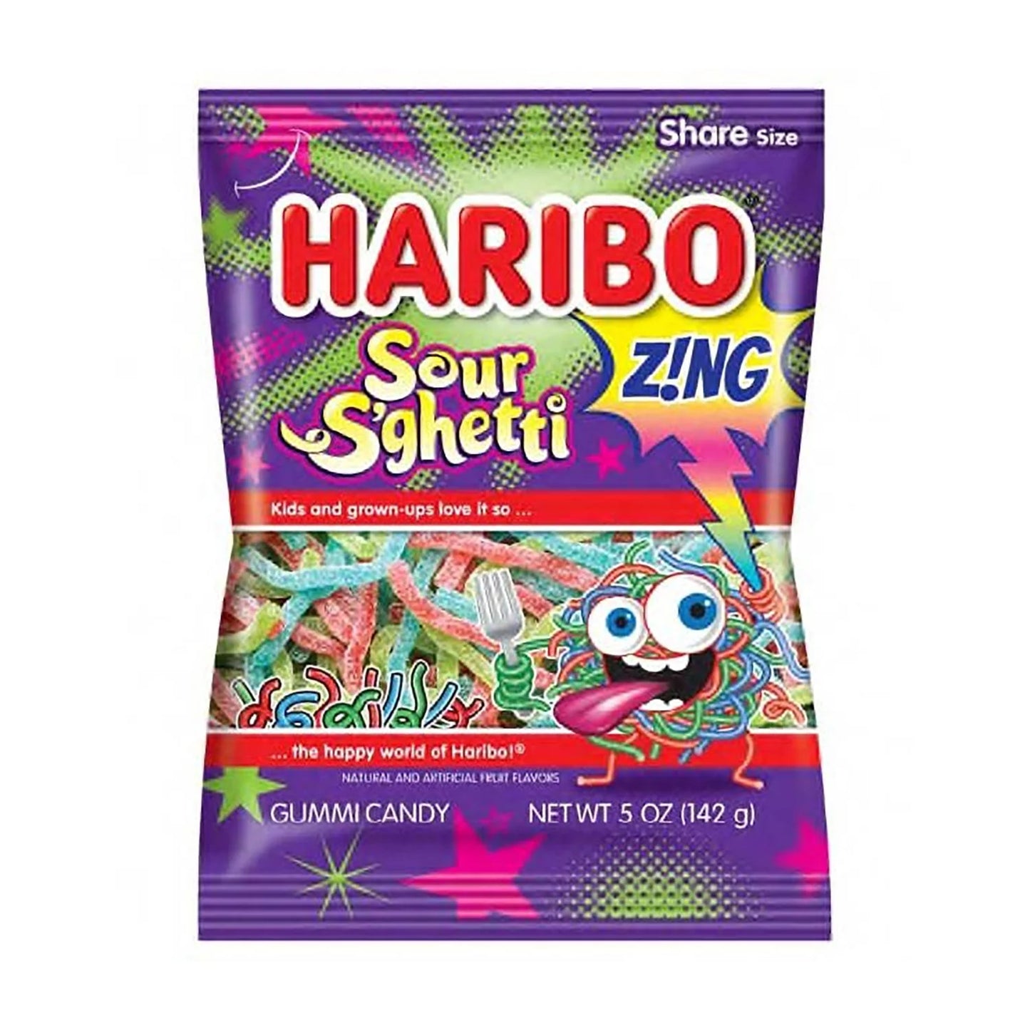 Haribo Sours S'ghetti Share Size