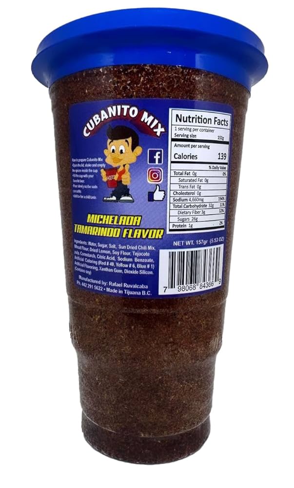 Cubanito Mix Tamarindo Michelada Cup