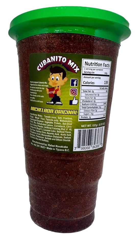 Cubanito Mix Original Michelada Cup