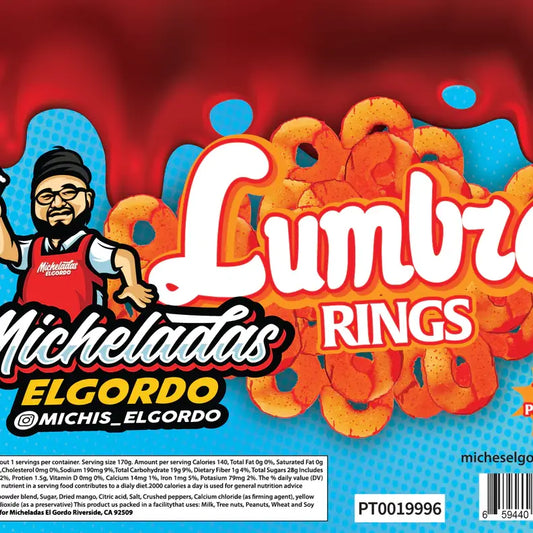 Micheladas El Gordo - Lumbre Peach Rings