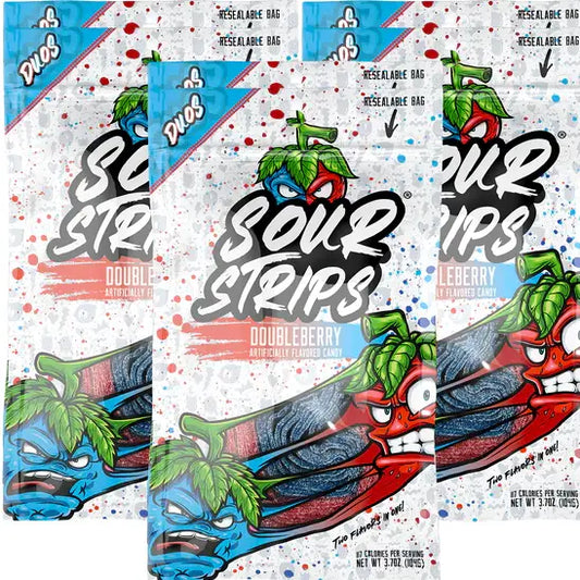 Sour Strips - Duos Doubleberry