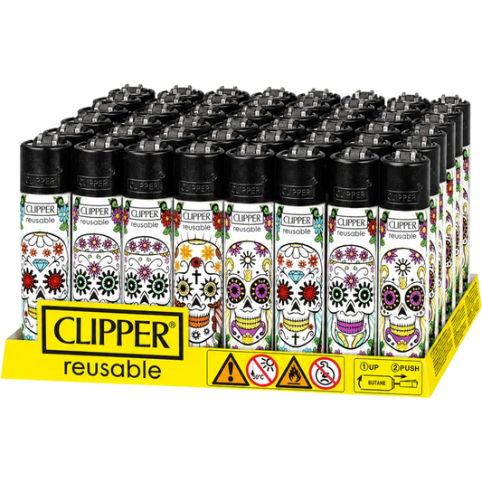 Clipper Lighter Mexican Skull