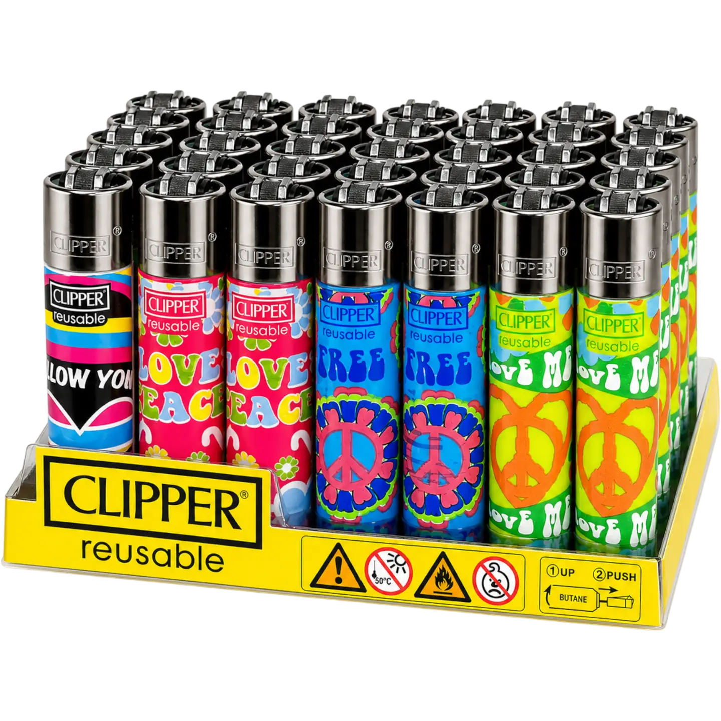 Clipper Lighter Psychedelic Hippie