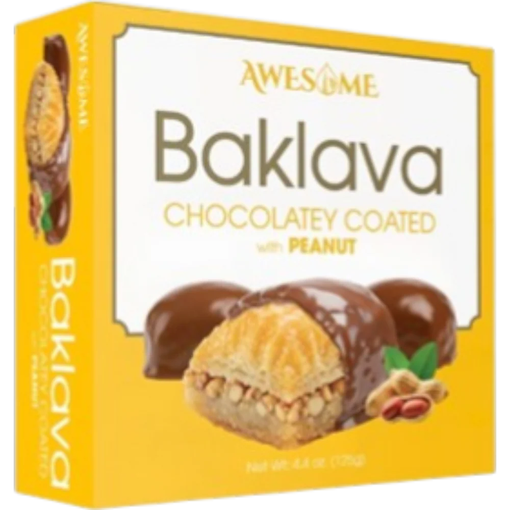 Awesome - Chocolate Covered Baklava with Peanut