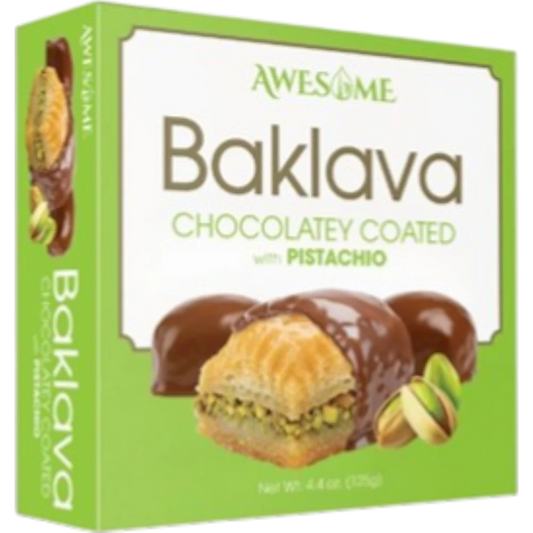 Awesome - Chocolate Covered Baklava with Pistachio