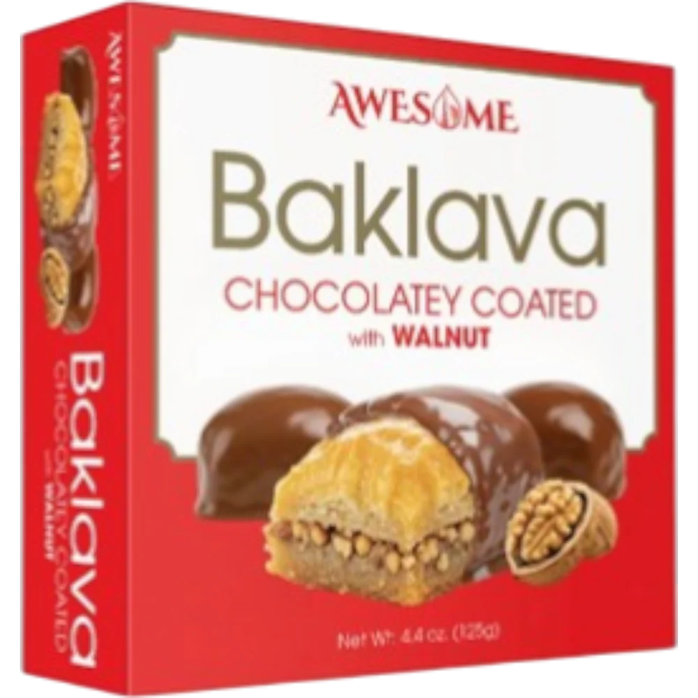 Awesome - Chocolate Covered Baklava with Walnut
