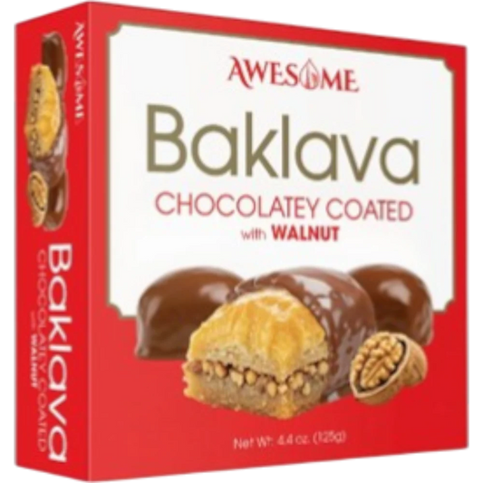 Awesome - Chocolate Covered Baklava with Walnut