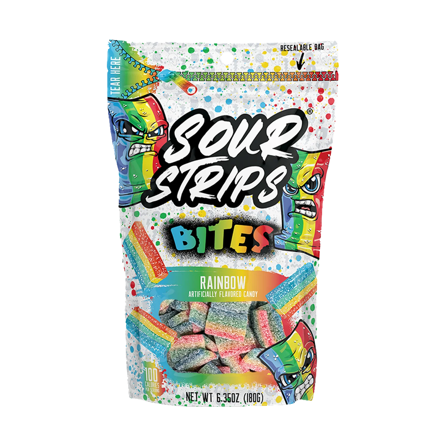 Sour Strips Bites - Rainbow
