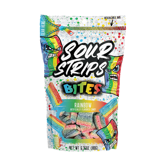 Sour Strips Bites - Rainbow