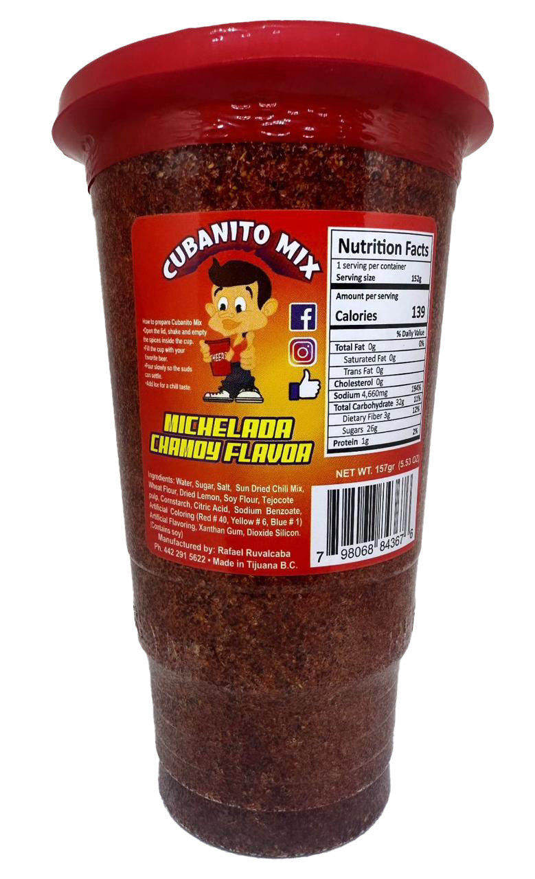Cubanito Mix Chamoy Michelada Cup