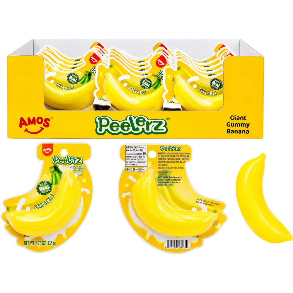 Amos Peelerz Giant Banana Gummy