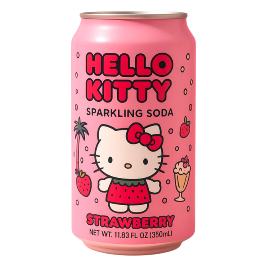 Hello Kitty - Strawberry Sparkling Soda