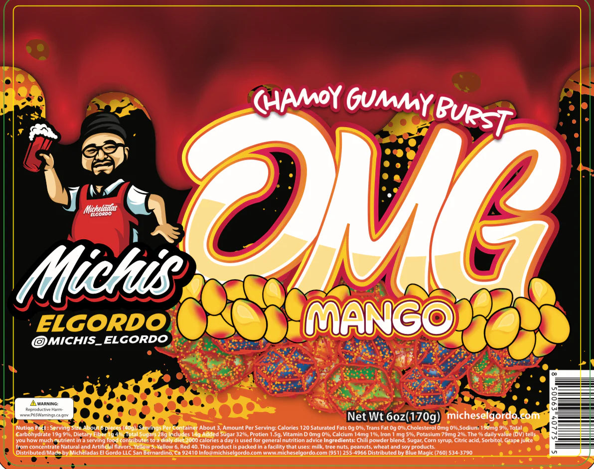 Micheladas El Gordo - OMG Mango Candy