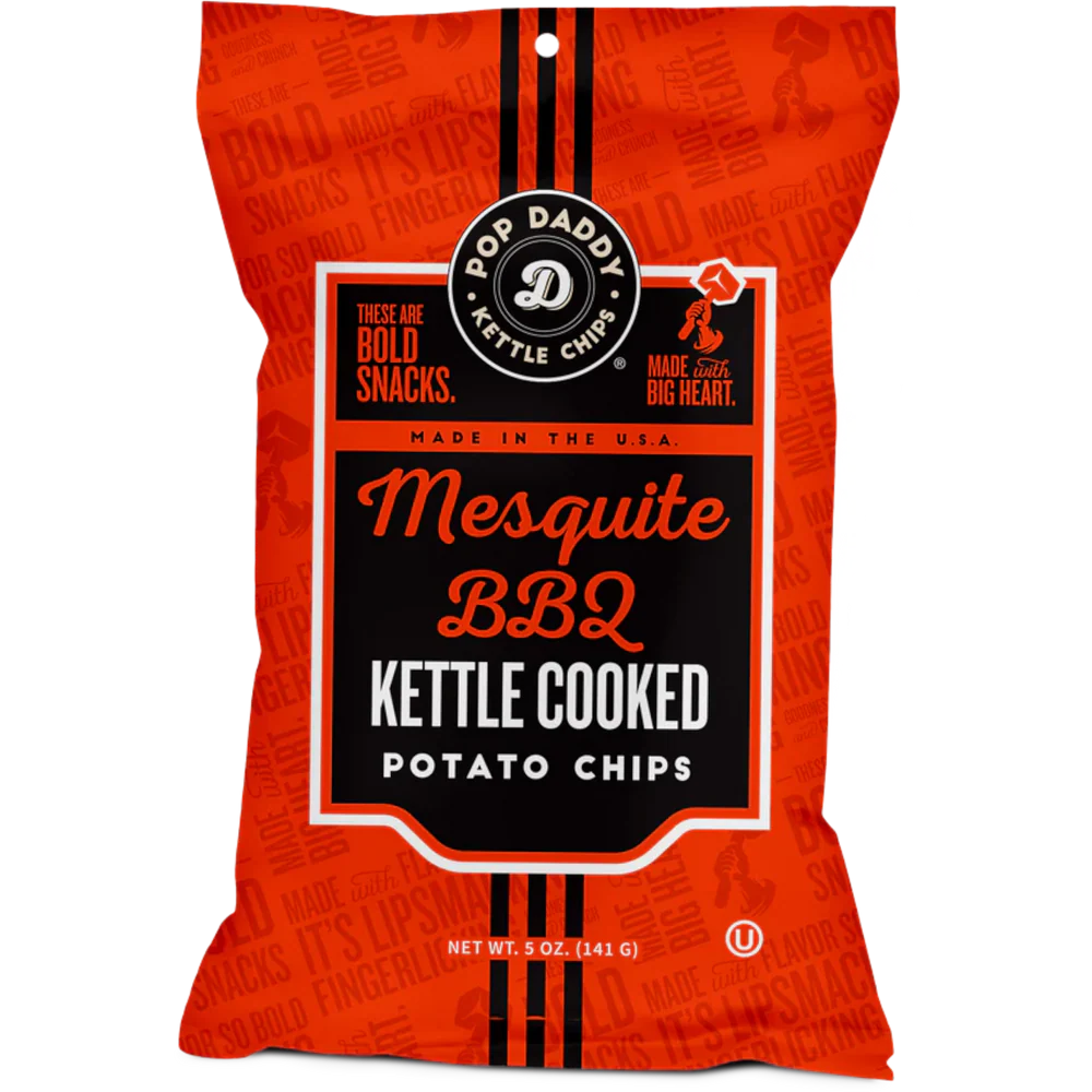 Pop Daddy Kettle Chips - Mesquite BBQ