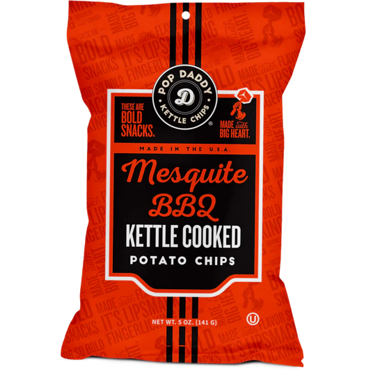 Pop Daddy Kettle Chips - Mesquite BBQ